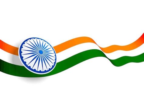 Free Vector | Waving indian flag design with blue chakra | Indian flag, Indian flag wallpaper ...