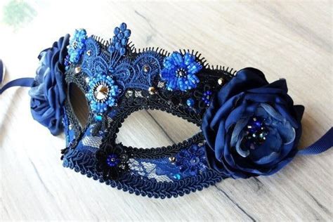 Pin by Tiffany Howe on Craft - Masks | Blue masquerade mask, Masquerade ...