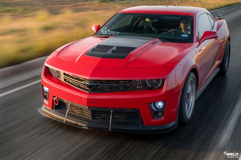 Chevrolet Victory Red Camaro ZL1 Forged S76 | WELD Wheels