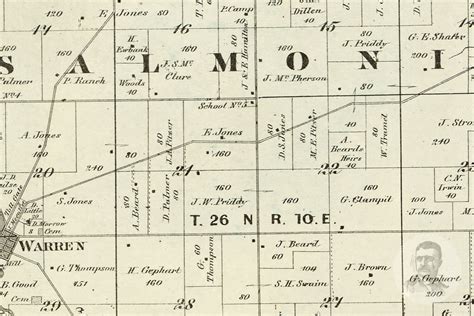 Vintage Huntington County Map 1866 Old Map of Huntington | Etsy