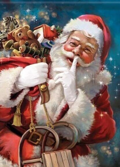 #christmaspaintings | Christmas paintings, Santa claus pictures, Santa ...