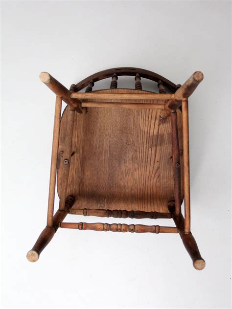 antique wood pub style dining chair – 86 Vintage