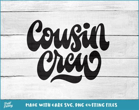 Cousin Crew SVG Cousin SVG Cousins SVG New to the Crew Svg - Etsy