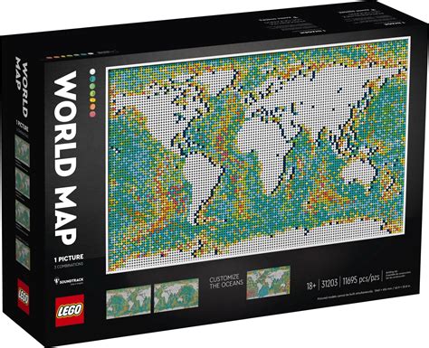 LEGO Reveals New LEGO Art World Map Set for World Travelers to Enjoy ...