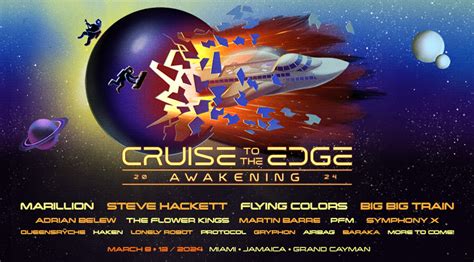 Cruise to the Edge Reveals 2024 Lineup | Progressive Rock Central.com