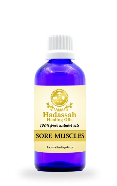 SORE MUSCLE AND MASSAGE LARG BLEND (100ML) - Hadassah Healing Oils