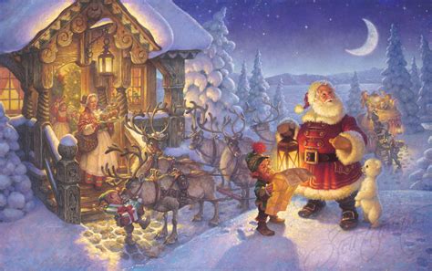 Santa at the North Pole — The Art of Scott Gustafson