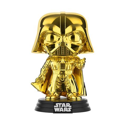 Funko Pop! Star Wars - Darth Vader (Gold Chrome) Galactic Convention Amazon Exclusive - ToyMamaShop