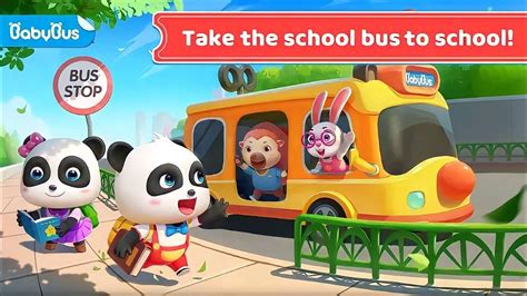 Baby Pandas School Bus Game | Little Panda School Bus | Go Shopping | Baby Bus Game | Android ...