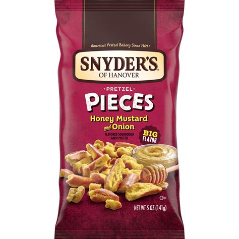 Snyder's of Hanover Honey Mustard & Onion Pretzel Pieces, 5 Oz | Pick ...