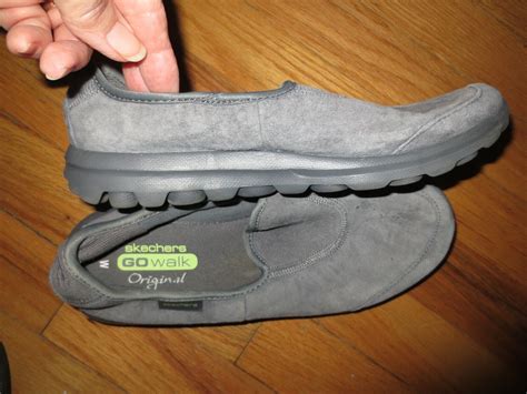 Women's Skechers Go Walk Original Resalyte Gray Suede… - Gem