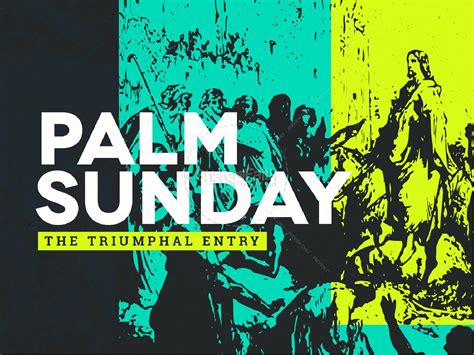 Palm Sunday Triumphal Entry PowerPoint | Clover Media