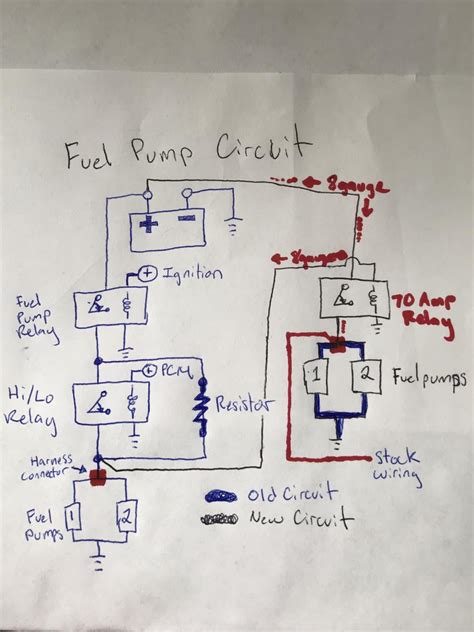 Fuel Pump Wiring | Lightning Rodder