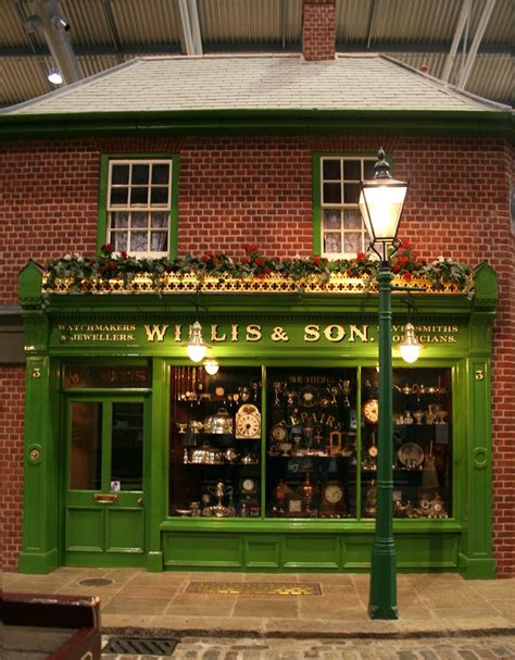 Willis & Son miniature Victorian shop | Dolls house shop, Shop facade ...