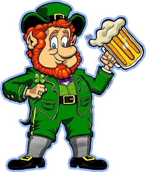 Lucky Leprechaun stock illustration. Illustration of vector - 15965523