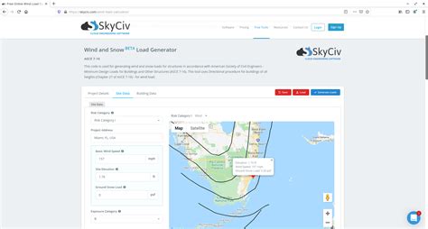 Wind Speed Map | SkyCiv Cloud Structural Analysis Software