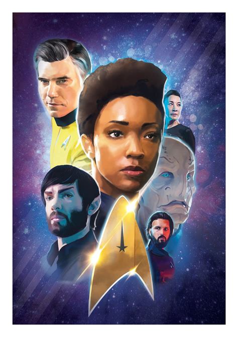 Star Trek Discovery A3 Art Print | Etsy