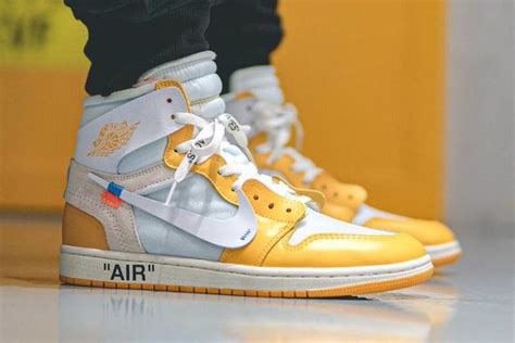 OFF-WHITE x Air Jordan 1 "Canary Yellow" Sample | Nice Kicks