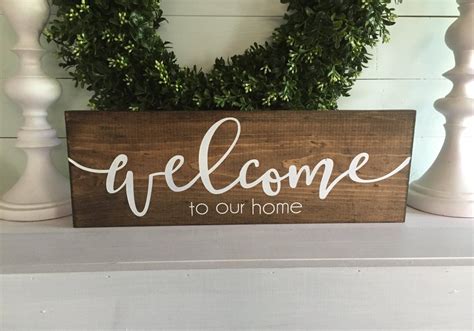 Welcome Home Sign Diy