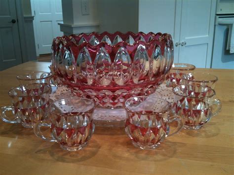 Vintage Punch Bowl | Punch bowls, Punch bowl set, Vintage dishware