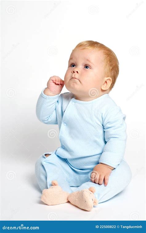 Baby Thinking Royalty-Free Stock Image | CartoonDealer.com #43180882