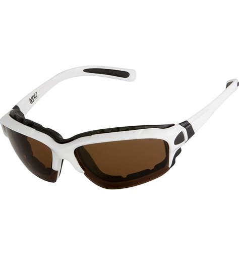 Polarized Motorcycle Riding Sunglasses Sports Wrap Glasses - White ...