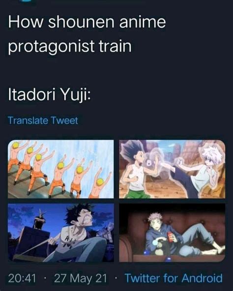 Shounen memes | Memes, Protagonist, Anime