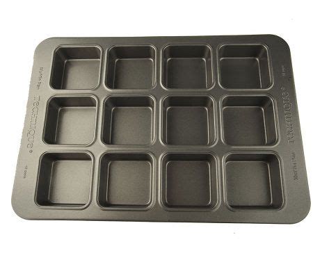 Technique AluminizedSteel Nonstick 12 Cup Square Muffin Pan - Page 1 ...