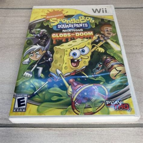 SpongeBob SquarePants Featuring Nicktoons: Globs of Doom Nintendo Wii ...