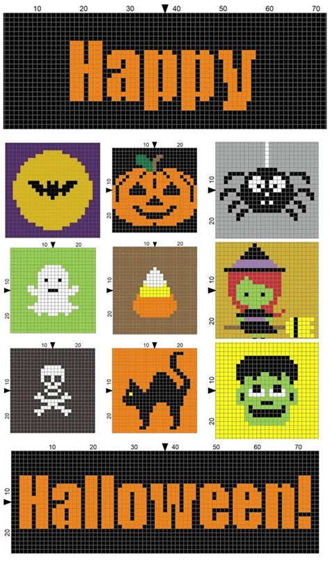 12 Free Crochet Halloween Blanket, Throw & Afghan Patterns - Crafting ...