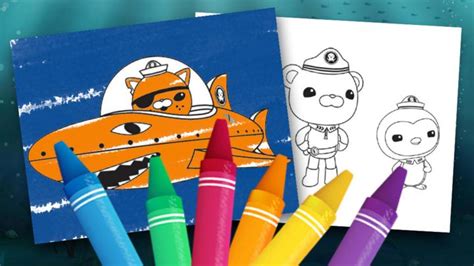 Captain Barnacles Octonauts Coloring Pages