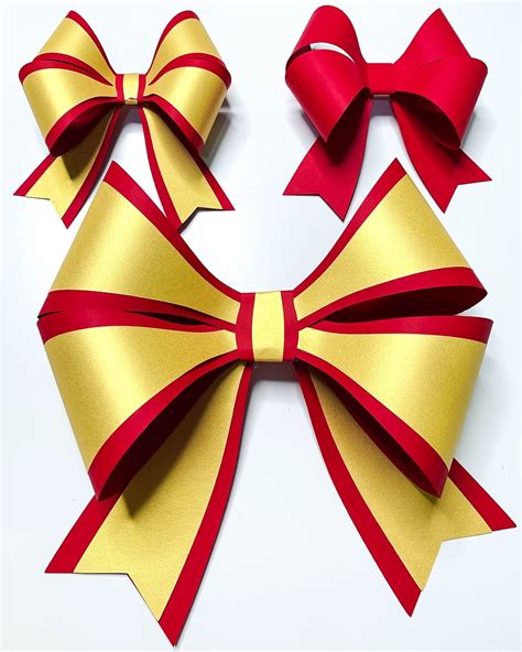 Paper Holiday Bow | DIY Christmas Ornaments | SVG Cut Files | Cricut ...