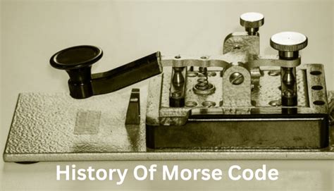 Morse Code - The History Of Morse Code - start.me