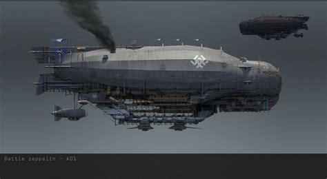 ArtStation - Battle zeppelin, Javoraj - Paranormal studio