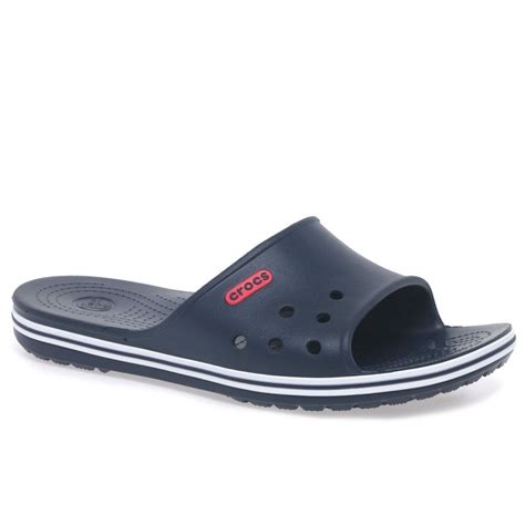 Crocs Crocband Lopro Slide Men’s Navy Sandals | Charles Clinkard