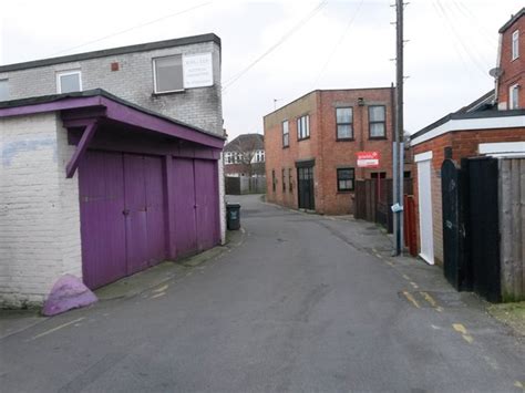 Southbourne: purple garage doors in... © Chris Downer cc-by-sa/2.0 :: Geograph Britain and Ireland