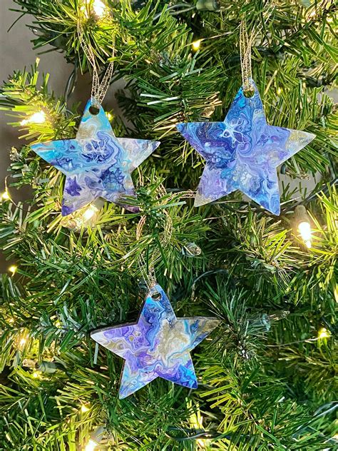 Star Ornaments 6 pack | Etsy