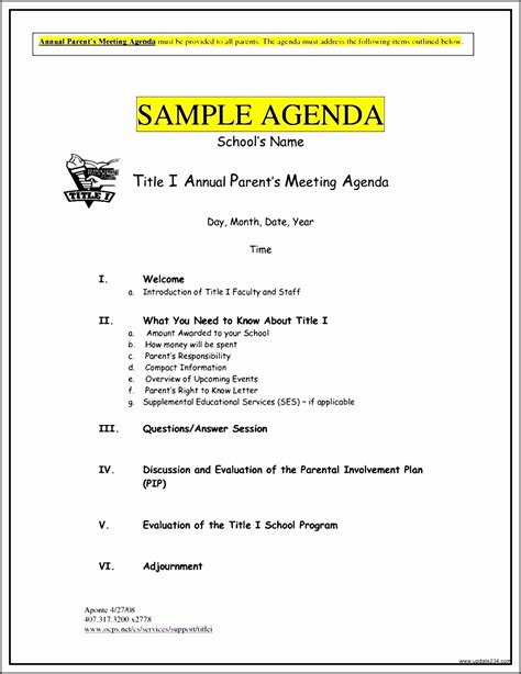 8 Agenda Template Word 2007 - SampleTemplatess - SampleTemplatess