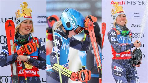 MIKAELA SHIFFRIN ENTERS THE HISTORY OF ALPINE SKIING