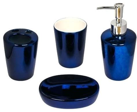 20+ Blue Bathroom Accessories Set - MAGZHOUSE