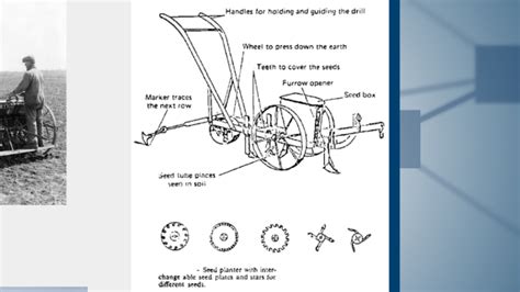 He perfected a horse-drawn seed drill in 1701 that economic by adrian ...