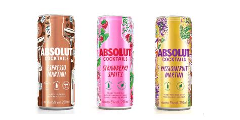 ABSOLUT VODKA LAUNCHES NEW COCKTAIL RTD RANGE REINFORCING ITS PREMIUM ...