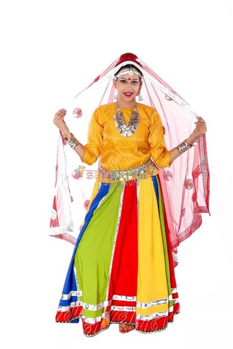 Rajasthani Multicolor Ghoomar Dance Lehenga at Rs 1299/piece | Indian ...