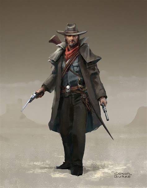 ArtStation - Conor Burke's submission on Wild West - Character Design ...