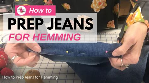 How to Prep Jeans for Hemming