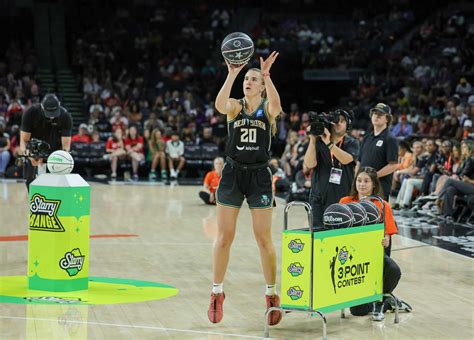 Liberty's Sabrina Ionescu breaks pro basketball 3-point contest record