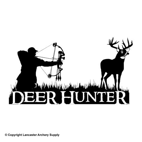 Bow hunting, Silhouette stencil, Archery supplies