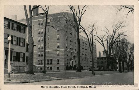 Mercy Hospital, State Street Portland, ME Postcard