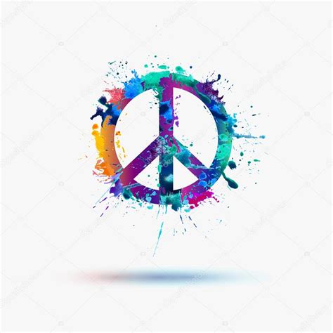 Vector peace symbol — Stock Vector © Ukususha #76664091