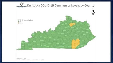 All but 6 counties in Kentucky currently at lowest level of COVID-19 ...